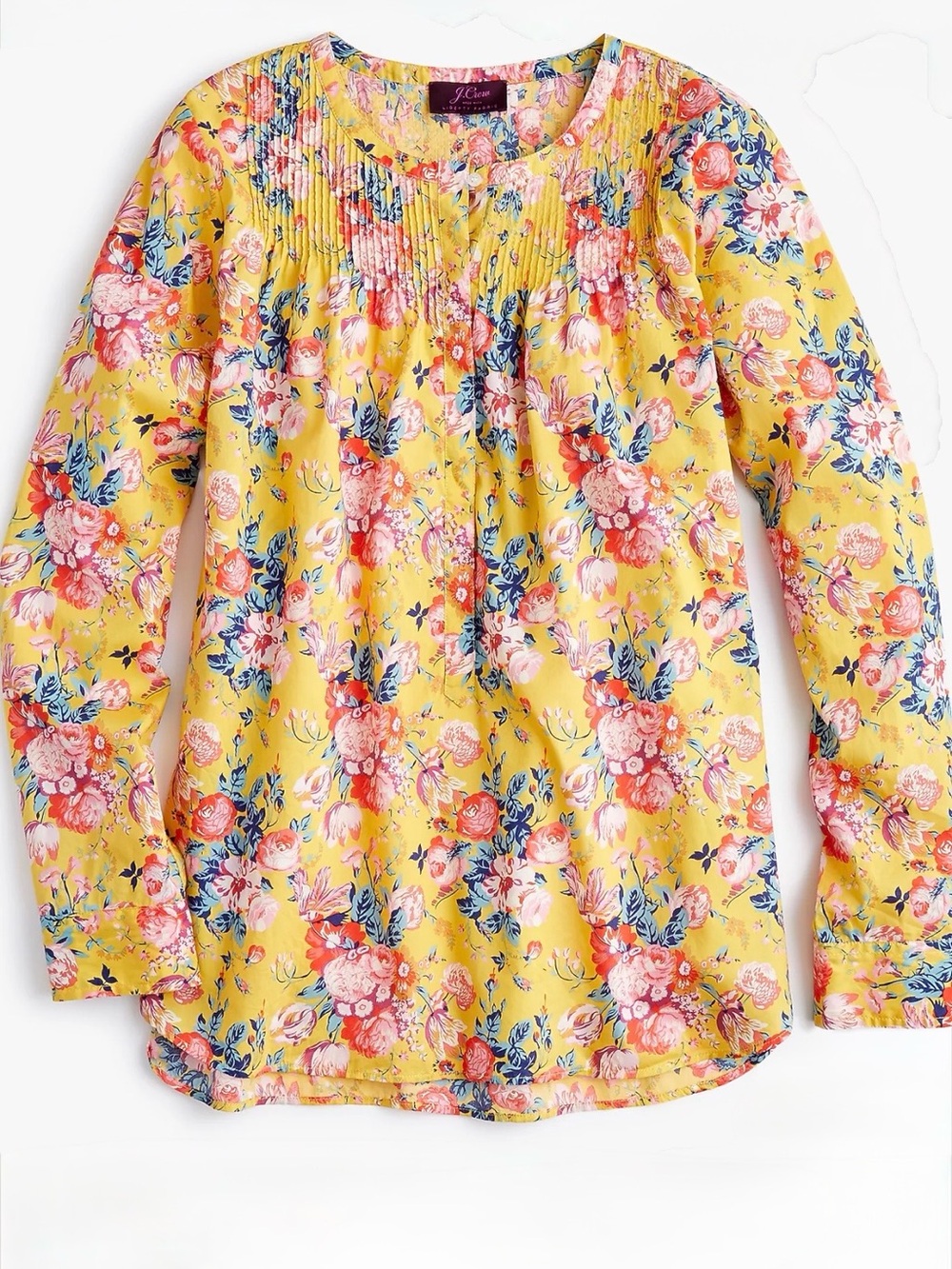 J. Crew x Liberty Floral Classic Popover Shirt Size‎ P8 (Petite) Magical Bouquet